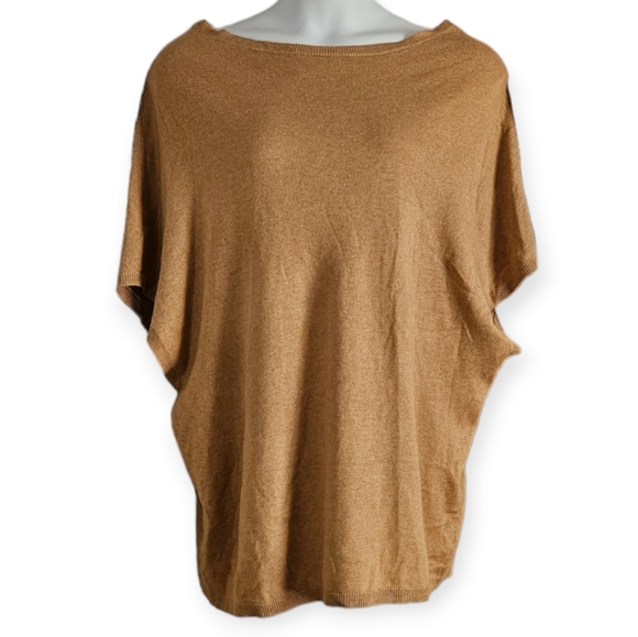 H by Halston Sweaters - NWOT Halston tan silk cashmere dolman sweater top Womens Medium